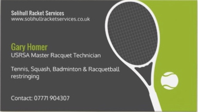 Solihull Racket Services- The New Name